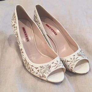 Prada peep toes